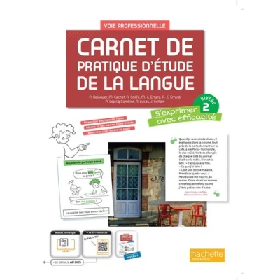 Image de Carnet de pratique d&#039;étude la langue voie professionnelle niveau 2 Livre élève éd. 2023
