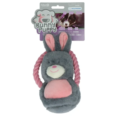 Afbeelding van Bunny Puppy Ropey Swing Hondenspeelgoed 27x13x6 cm Grijs Roze