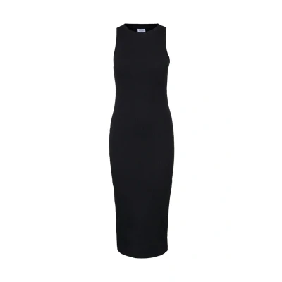 Afbeelding van VERO MODA Vmlavender Sl Calf Dress Vma Noos Damesjurk, Zwart