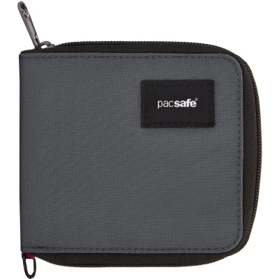 Afbeelding van PacSafe RFIDsafe Portemonnee Slate Grijs Moneybelts &amp; Documenttasjes