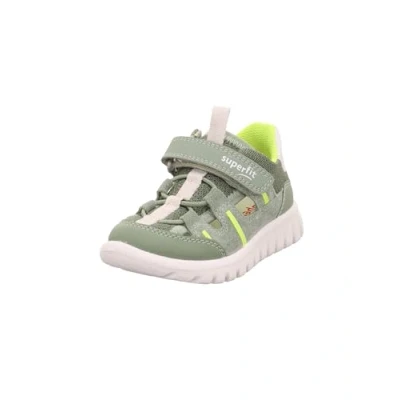 Afbeelding van Superfit SPORT7 MINI Unisex Outdoorsandalen voor kinderen, Maat: 27, Hellgrün/gelb Leer en textiel