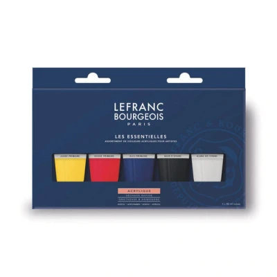 Afbeelding van Lefranc Bourgeois Acryl Verf Set 5x80ml