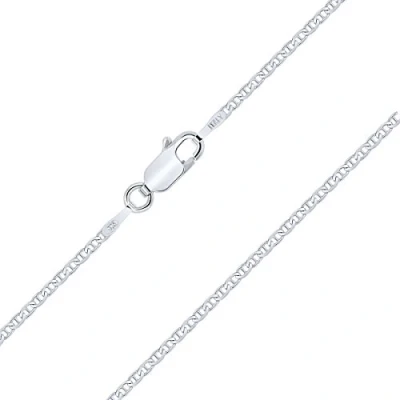 Afbeelding van Planetys Marine schakelketting 1,8 mm zilver 925/1000 gerhodineerd 40 45 50 55 60 65 70 cm, Sterling Zilver, Zonder steen