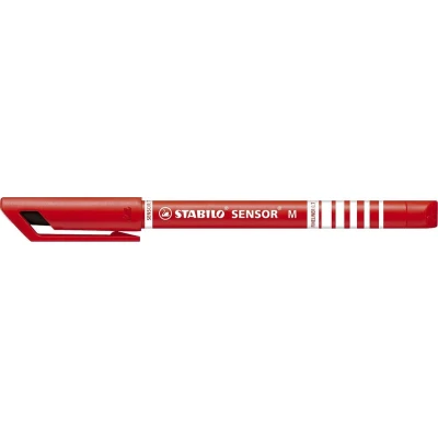 Afbeelding van Fineliner STABILO Sensor 187/40 medium rood