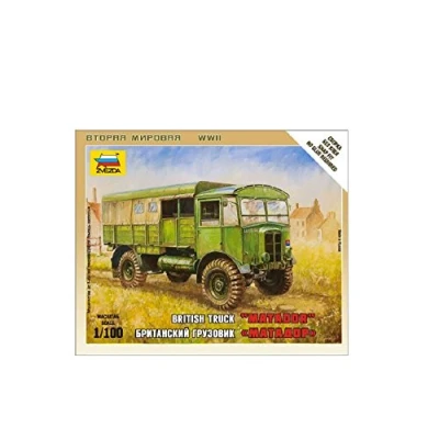 Afbeelding van Zvezda British Truck Matador (Zve6175) modelbouwsets, hobbybouwspeelgoed voor kinderen, modelverf en accessoires