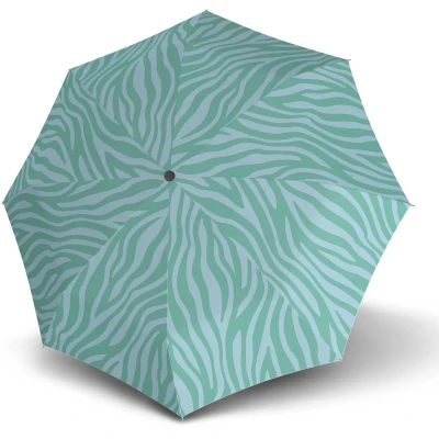 Afbeelding van Knirps Paraplu T.200 Medium Duomatic Zebra Mint Mintgroen