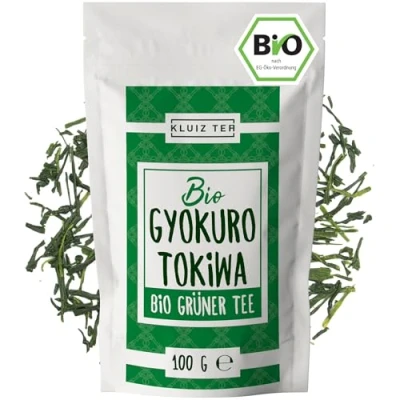 Afbeelding van Bio Gyokuro Tokiwa eerste met de hand geoogste flush groene thee Japan I Japanse 100 g biologische KLUIZ