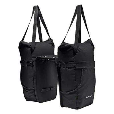 Image de VAUDE TwinShopper Sac de vélo Avec possibilité shopping pratique, 44 litres Sacs utilisables individuellement housse pluie