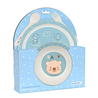 Afbeelding van Kinderservies Safta Baby bear (4 Onderdelen)