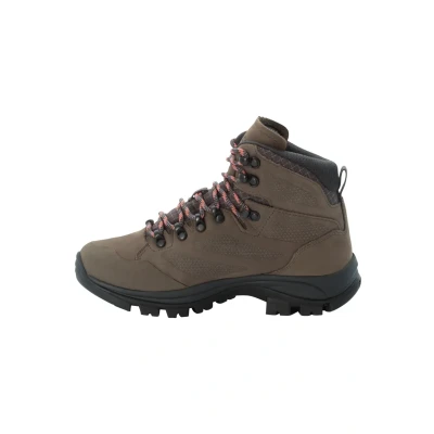 Afbeelding van Jack Wolfskin Rebellion Texapore Outdoorschoenen Brown phantom, Dames, Maat: 39, phantom Nubukleer