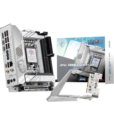 Afbeelding van MSI MPG Z890I EDGE TI WIFI Moederbord Socket Intel 1851 Vormfactor Mini ITX chipset Intel® Z890