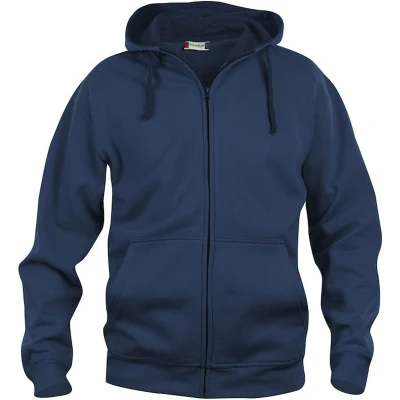 Afbeelding van Clique Basic Hoody Full Zip 021034 Dark Navy
