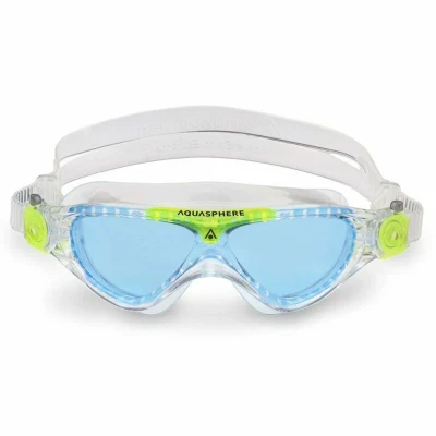 Afbeelding van Aquasphere Vista Junior Zwembril Kinderen Blue Lens Transparant/Groen