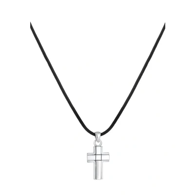 Afbeelding van Kuzzoi Kreuz Ketting silvercoloured, Heren, Maat: 55, Silver coloured