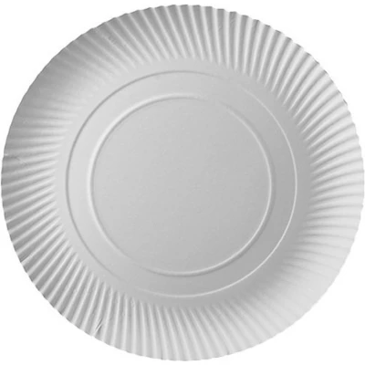 Afbeelding van Cardboard Tableware Plates &quot;Pure&quot; Round Ø 320 x 20mm White