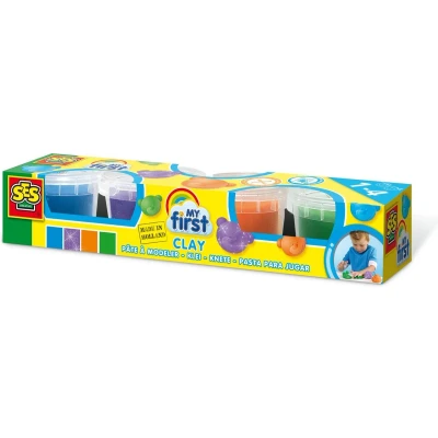 Afbeelding van Ses 14431 My First Klei 4x90gr