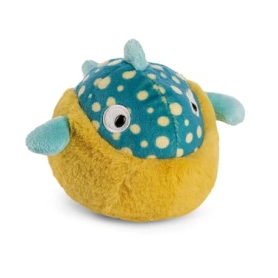 Afbeelding van Volker Globe pluche knuffeldier, 15 cm, blauw, zacht en duurzaam, schattig dier om te knuffelen, spelen, voor kinderen volwassenen, een geweldig cadeau idee
