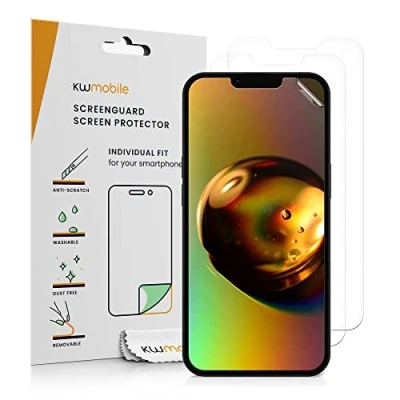 Afbeelding van kwmobile 3x screenprotectors geschikt voor Apple iPhone 14 beschermende folie smartphone