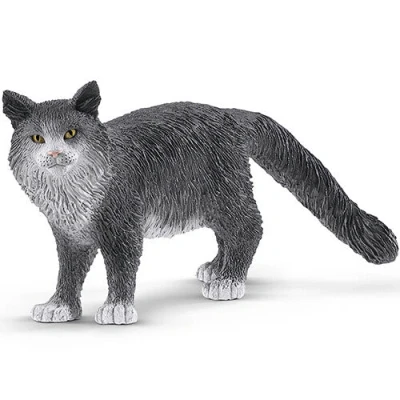 Afbeelding van Schleich farm world maine coon kat 8 cm