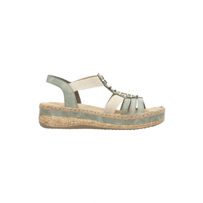Afbeelding van Rieker Sandalen Plat mint Maat 36