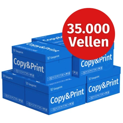 Afbeelding van Easyprint Printerpapier kopieerpapier 35000 vellen 70 x 500 A4 premium wit testwinnaar PEFC