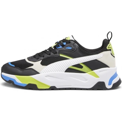 Afbeelding van Puma Trinity Sneakers laag, Heren, Maat: 42, Black white lime smash Kunststof/ textiel