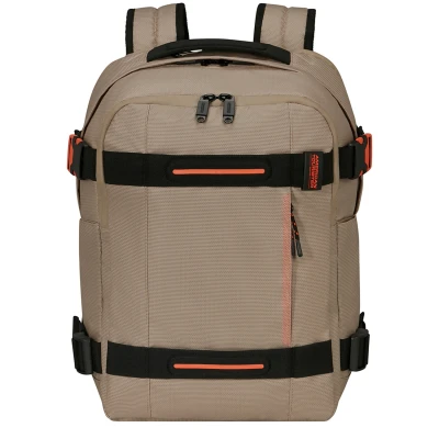 Afbeelding van American Tourister rugzak Urban Track laptop 15,6 COATED Beige/orange 29 l