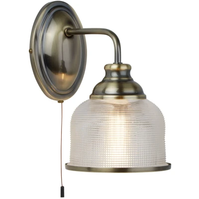 Afbeelding van Wandlamp Bistro II, antiek messing