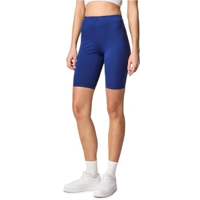 Afbeelding van Merry Style MS MS10 200 LE Dames Leggings Sport Vrijetijdsbroek Kort Katoen Sporbroek Yogabroek Kobalt XL