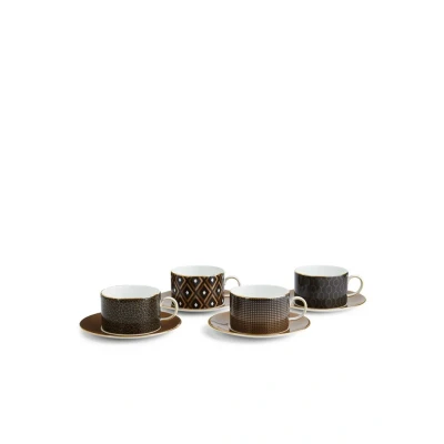 Afbeelding van Wedgwood Gio Gold Theekop Met Schotel Set Van 4 Sale