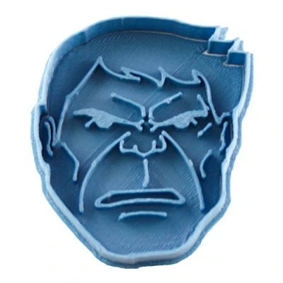 Afbeelding van Cuticuter Superheroes Hulk uitsteekvorm, kunststof, blauw, 8 x 7 1,5 cm