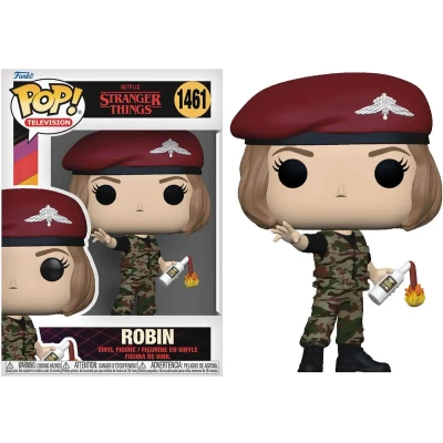 Afbeelding van Funko Pop! Town: Television: Stranger Things Season 4 Hunter Robin with Molotov Cocktail