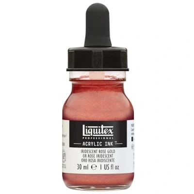 Image de Liquitex Professional Encre Acrylique Flacon Avec Pipette 30 ml Or rose iridescent