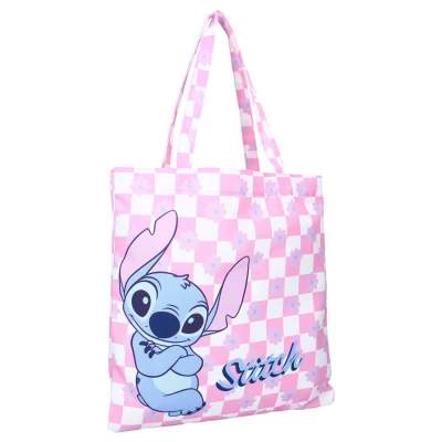 Afbeelding van Disney Lilo en Stitch BAG IT UP Shopper boodschappentas, afmetingen: 40 x 1 cm, kleur roze paars, paars