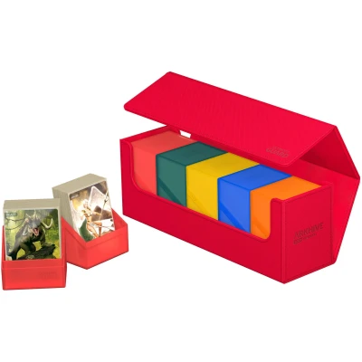 Afbeelding van Ultimate Guard ArkHive 400+ XenoSkin Monocolor Red