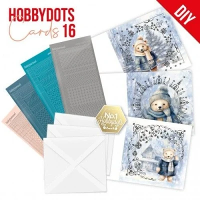 Afbeelding van Dot and Do Cards 16 Berries Beauties Navy Winter