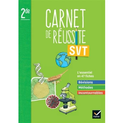 Image de Mon Carnet de réussite SVT 2de Ed 2022 élève