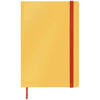 Afbeelding van Leitz Cosy notitieboek met harde kaft, voor ft B5, geruit, geel