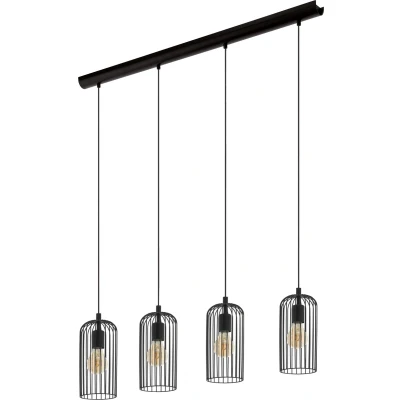 Afbeelding van EGLO Roccamena 1 Hanglamp E27 97,5 cm Zwart