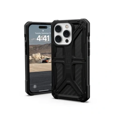 Afbeelding van Urban Armor Gear Monarch Case Apple iPhone 14 Pro Zwart