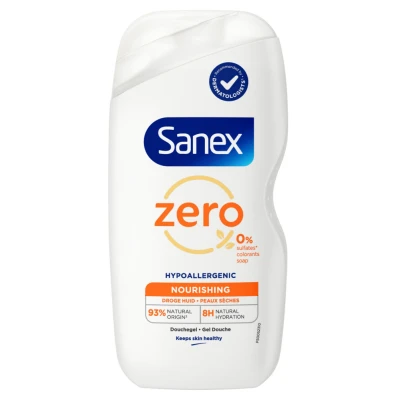 Afbeelding van 3x Sanex Douchegel Zero% Dry Skin 400 ml