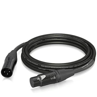 Afbeelding van Behringer Neutrik XLR mannelijk naar vrouwelijk microfoonkabel 5 m