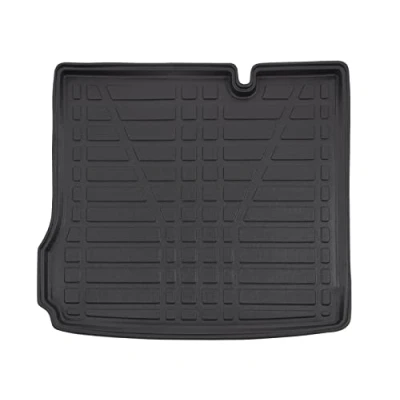 Afbeelding van Kofferbakmat op maat voor Dacia Duster 2WD 2018 2021, zwart, antislip, hoge rand, alle seizoenen, geschikt huisdieren