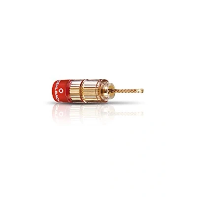 Afbeelding van Oehlbach 3022 Luidsprekerconnector Stekker, recht Rood, Zwart 4 stuk(s)
