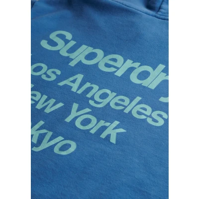 Afbeelding van Superdry CORE LOGO CITY Hoodie, Heren, Maat: XXL, Monaco blue