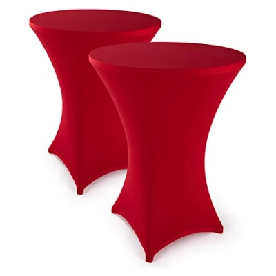 Afbeelding van Blumtal Statafelrok Stretch Cover 80 85 cm Rood