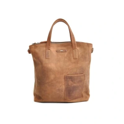 Afbeelding van Berba Leren Convertible Shopper 13 inch Barbarossa Femme 825 149 Coffee