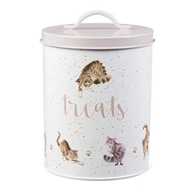 Afbeelding van Wrendale Koekjespot Katten Treats Tin