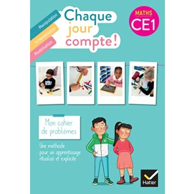 Afbeelding van Chaque jour compte maths ce1 cahier de problemes