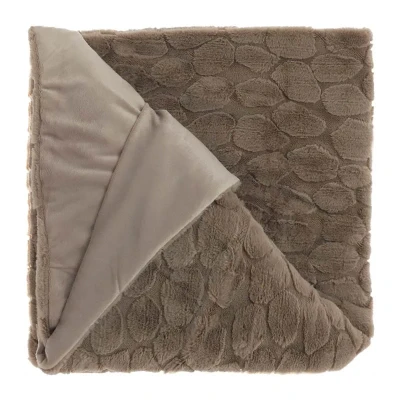Afbeelding van Unique Living Daaf Plaid 150x200 cm Taupe